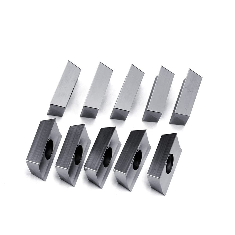 OSCARBIDE Carbide Inserts APKT1604 PDFR Milling Inserts 10Pcs for Aluminum | APKT Style Cutters | Face Milling Aluminum | High Speed & Smooth Finish | Sharp Cutting Edges | Wear-Resistant PVD Coated