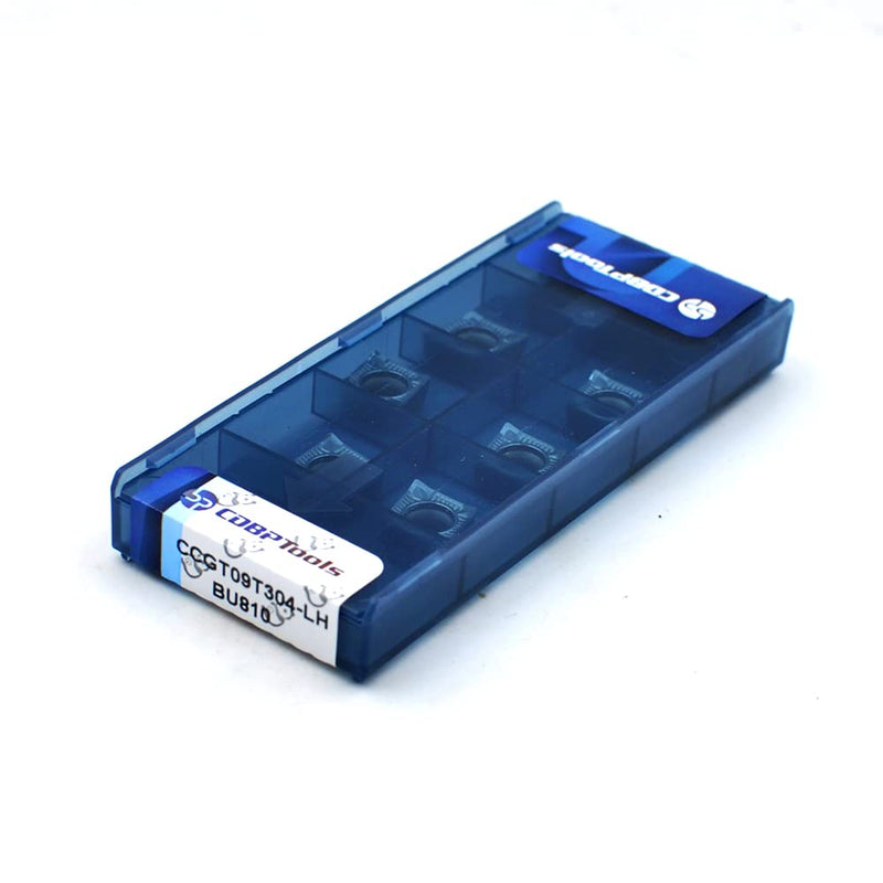 Carbide Inserts for Aluminum CCGT 32.51 / CCGT09T304-LH for Turning Carbide Aluminum Inserts Metal Cutting 10PCS CCGT32.51-LH
