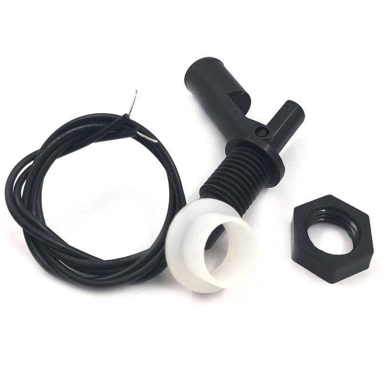 FainWan 2pcs M16 Water Level Sensor Flow Inductance Water Pump Controller DC 110V Side Mount Horizontal Liquid Float Switch Compatible with Aquariums Fish Tank Hydroponics Pool