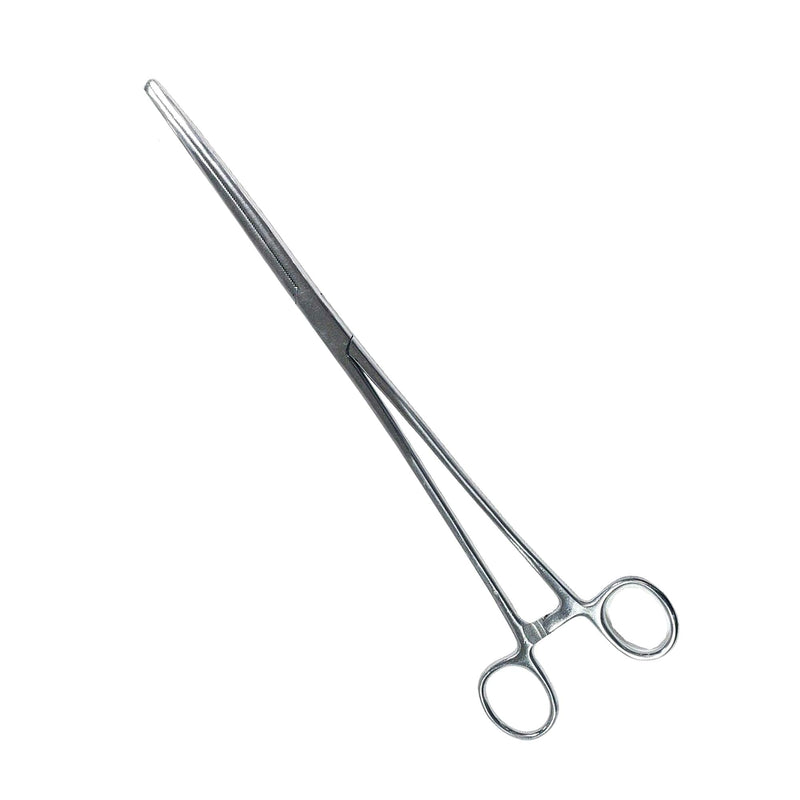 SURGICAL ONLINE 2 Piece Curved & Straight 8" Hemostat Set, Stainless Steel Locking Tweezer Clamps - Ideal Hemostats for Nurses, Fishing Forceps, Crafts and Hobby 2 Count (Pack of 1)