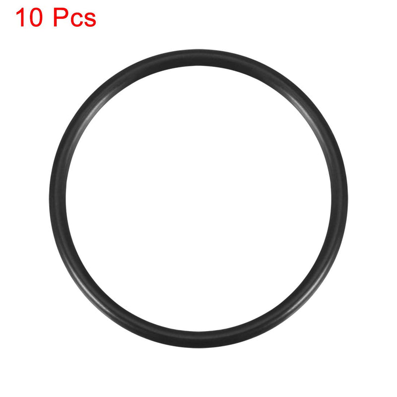 uxcell Nitrile Rubber O-Rings 42mm OD 38mm ID 2mm Width, Metric Sealing Gasket for Automotive Machine Plumbing, Pack of 10 38mmx42mmx2mm