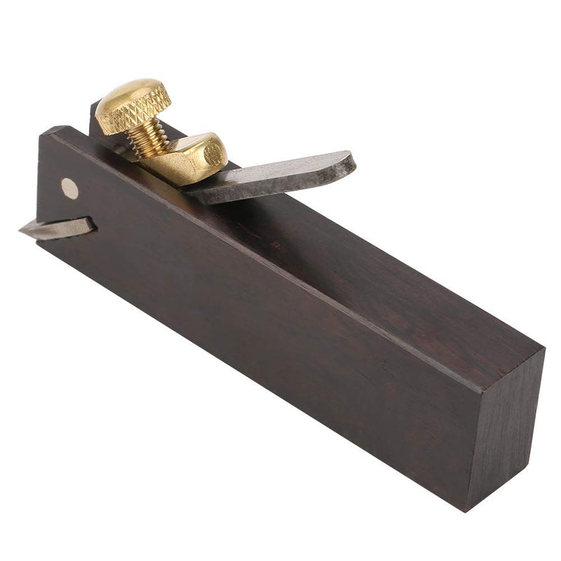 Jeanoko Wood Planer Hand Tool Ebony Mini DIY Cable Line Woodworking Plane Carpenter Wood Cutting Tool Mini Hand Planer for Woodworking