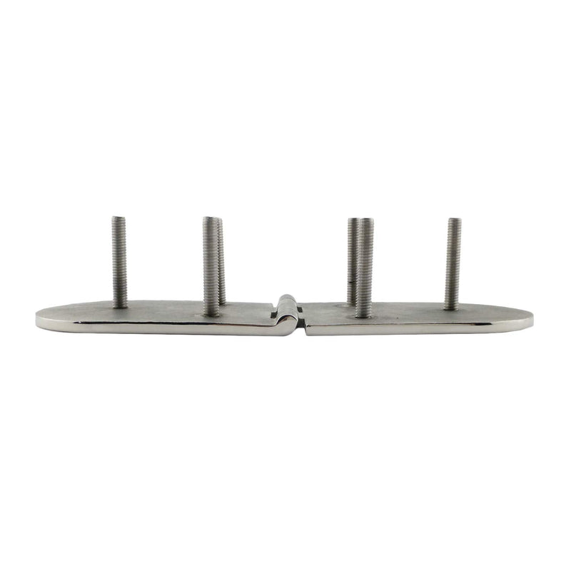 Heavy Duty Marine Grade 316 SS Boat Casting Hinge 7.48"(L)*2-9/16"(w) Hidden Concealed Fastener 3/16" thinckness for lockers, Cabin Doors and hatches Door Hatch