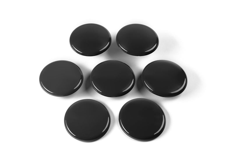 Super Sliders 3 1/2" Round Reusable Furniture Sliders for Carpet - Effortless Moving and Surface Protection, Black (4 Pack) 4 Count (Pack of 1)