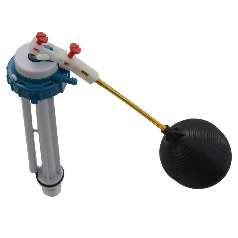 Toilet Float Fill Valve Replacement Kit, Universal Toilet Repair Kit, Includes G3/4" Inlet Fill Valve, Ballcock, and Ballcock Lever, Water-Saving Design WC Repair Parts