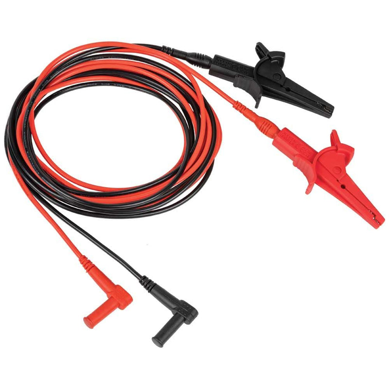 Klein Tools 69367 Alligator Clip Test Leads, Heavy-Duty Banana Plug Replacement Leads, 10-Foot