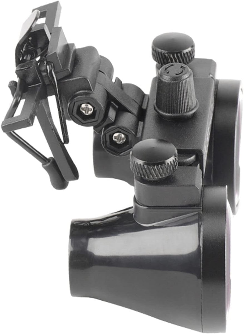 US Black 2.5X/3.5X Binocular Loupes Glasses Magnifier Optical Glass Clip on Style (DY-102 3.5X) DY-102 3.5X