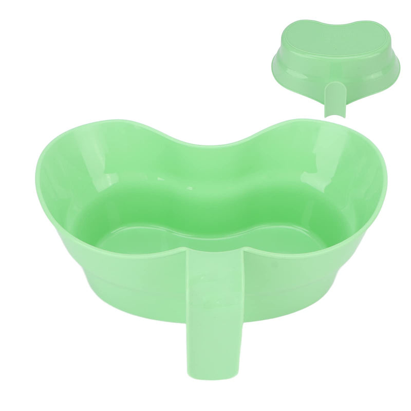 Kidney Shaped Bowl, Grip Handle Kidney Shaped Emesis Basin Inward Curved for Home for Elderly