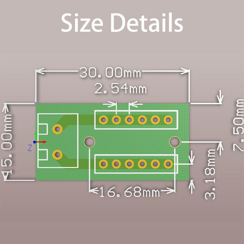 5PCS 2x6 Position Terminal Block Distribution Module,2P Screw Terminal to 2.54mm Pitch Dupont pin Header Connector 5PCS