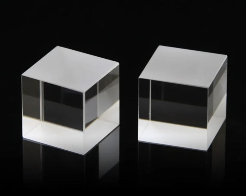 Beam Splitter Cube, Optical Glass Prism, 50:50 Ratio, Scientific Spectrometer (10mm) 10mm