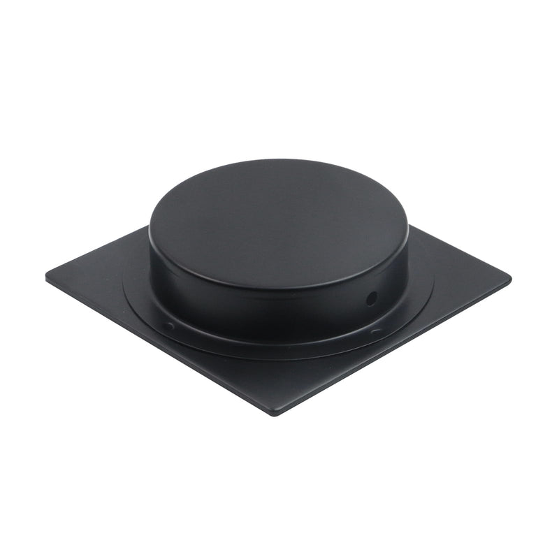 HEVSTIL 2 Pack Recessed Door Pull Square Recessed Sliding Closet Door Finger Pulls Inner Diameter 2-1/9 Inch(53mm),Flush Handles for Pocket Door Bypass Door Barn Door Handles Drawer pulls,Black 70mm Black
