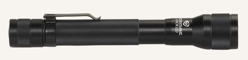 Streamlight 71500 Jr. 225-Lumen 2700-Candela Compact LED Flashlight with Pocket Clip & Holster, Black