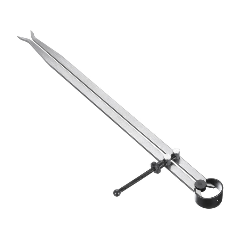 uxcell Spring Inside Caliper 25 Inch Stainless Steel Adjustable Spring Caliper Straight-Leg for Wood Turning Lathe Projects