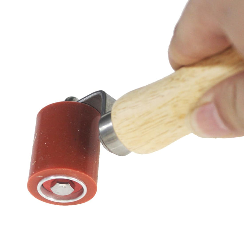 𝐋𝐮𝐨 𝐤𝐞 Heavy Duty Silicone Seam Roller - Sound Deadening Silicone Hand Rollers Used for PVC/Tpo/Epdm Roofing Decking Membrane and Tarpaulin Banners Welding