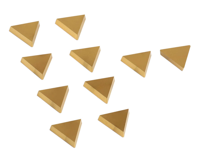 Accusize Industrial Tools Tpg322 Tin Coated Carbide Inserts, 10 Pcs/Box, 2127-1028x10