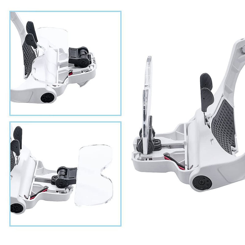 Adjustable 5 Lens Dentist Loupes LED Light Headband Magnifier Glass Dental Magnifier Surgery Binocular Glass 1.0X 1.5X 2.0X 2.5X 3.5X