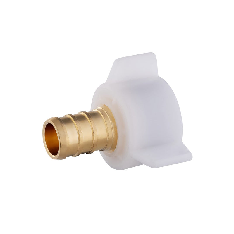 (Pack of 10) EFIELD Pex 3/4" Pex X 3/4" Female NPT Swivel Adapter Brass Crimp Fittings
