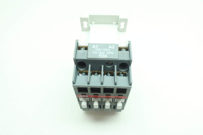 ABB A16-30-10-84 AC CONTACTOR 110-120V-AC 30A AMP 15HP