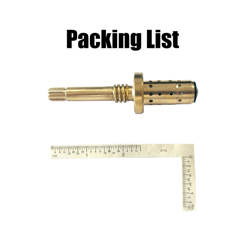 TA-10 Flow Control Spindle Brass Component Compatible with Temptrol Shower Mixing Valves Carriage