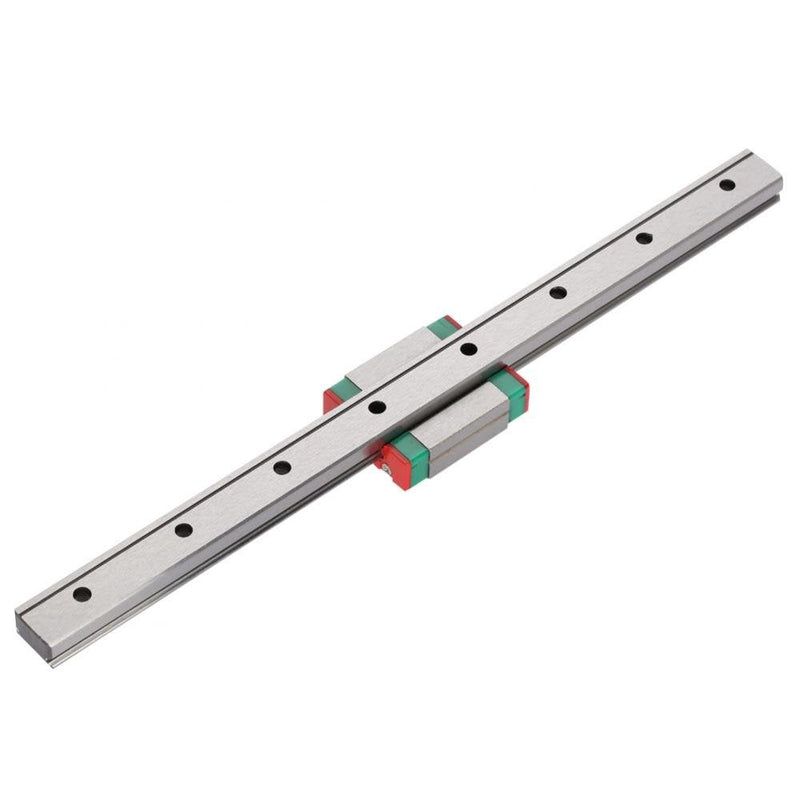 LML12B Linear Rail 12mm Mini Bearing Steel Rail Slide Rail+ Slide Block Variety Length (200mm) 200MM