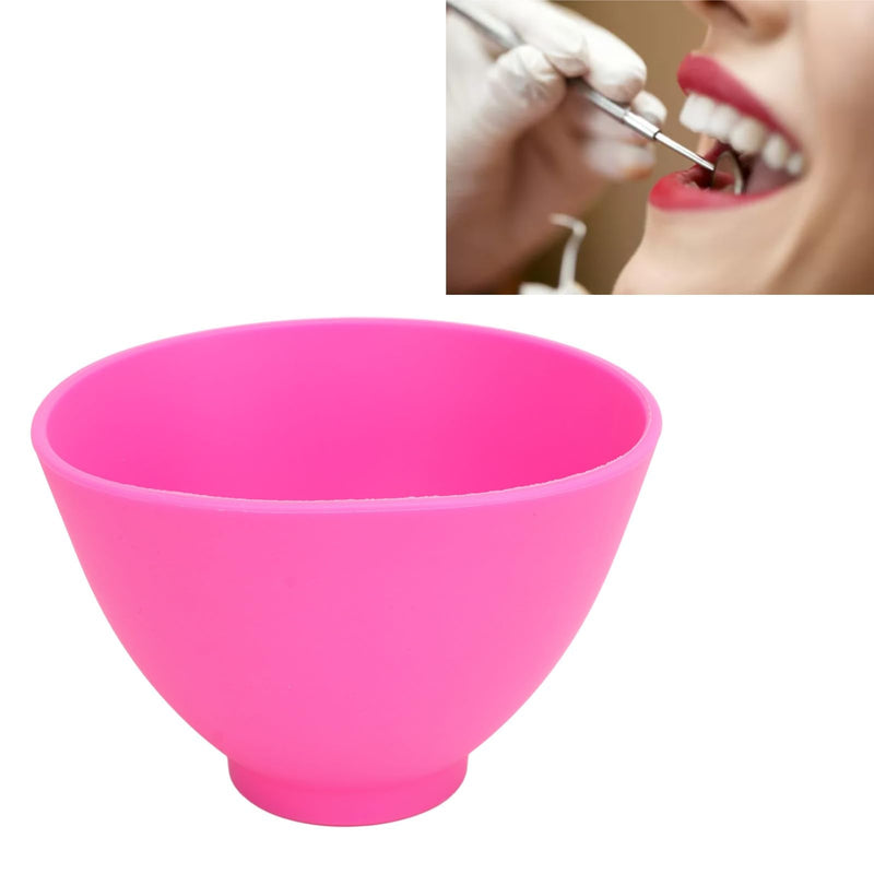 Dental Mixing Bowl, Reusable Multi Functional Flexible Plaster Dental Mixing Bowl for Lab or Kitchen Use (5.12 X 5.12 X 3.54in)