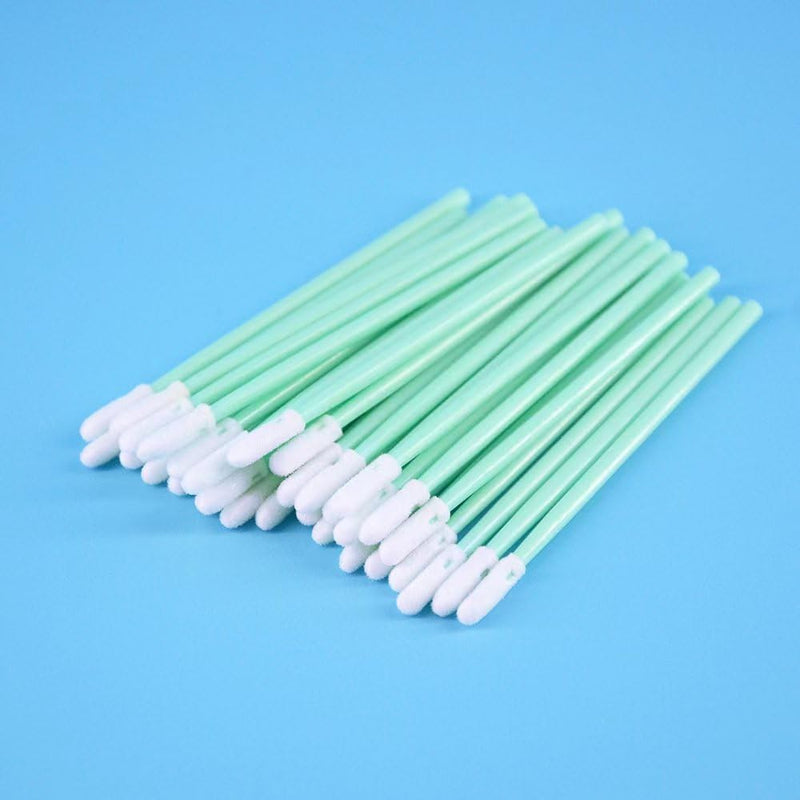 Cleaning Foam Swab Anti-Static Lint-Free 2.5mm Fiber Optic Connector Cleaning Tools for FC/SC/ST, 500pcs/bag 500