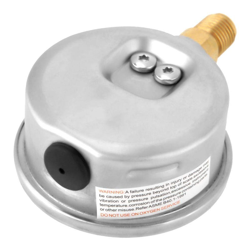 Hydraulic Pressure 0-250Bar 0-3750PSI G1/4 63mm Mini Dial Pressure Meter Double Scale Manometer Instrument for Water Oil Fuel
