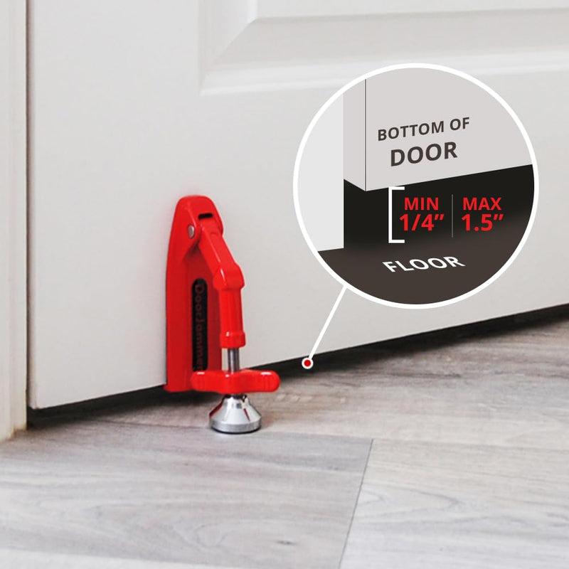 DJ3 Portable Door Lock Brace for Home Security and Personal Protection | Hotel Room, Apartment Safety, Travel Door Stopper | Easy Installation, Compact Design DJ3 - Travel Size - NewNest Australia
