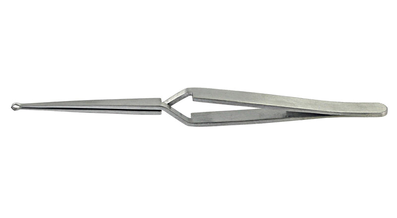 Lock Pinning Cross Locking Tweezers for Locksmith Pinning & Rekeying Kit Round Open Slot Stainless Steel Holding Tweezer Self Locking Closing Locksmith Tools Lock Pin Tumbler Tweezers