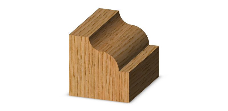 Whiteside Router Bits 5620 Stile Profile Bit with Traditional 1-1/4-Inch Large Diameter and 1/2 -Inch Shank