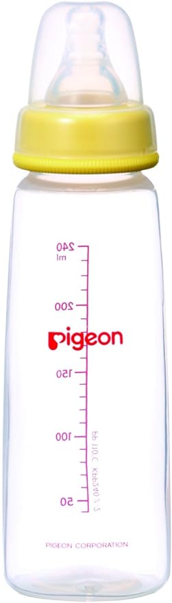 Pigeon Plastic Baby Bottle, 8.5 fl oz (240 ml), Slim Type - NewNest Australia