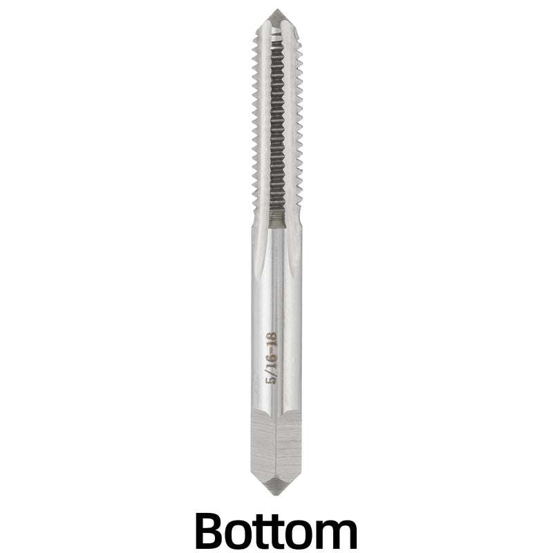 5/16-18 Hand Tap, Right Hand 5/16 x 18 Threading Hand Tap 1Pair 5/16-18