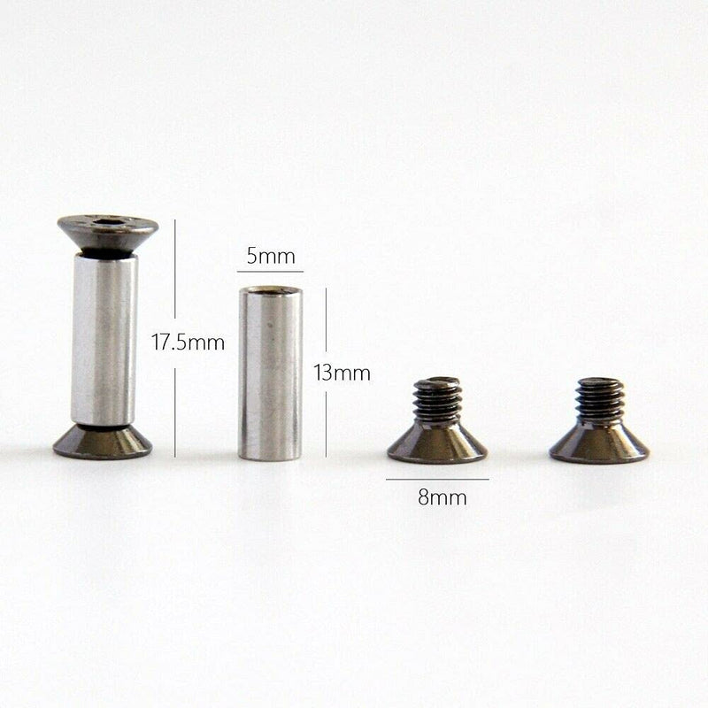 10pcs Knife Handle Bolt Rivets Screw Fastener Nut DIY Material US