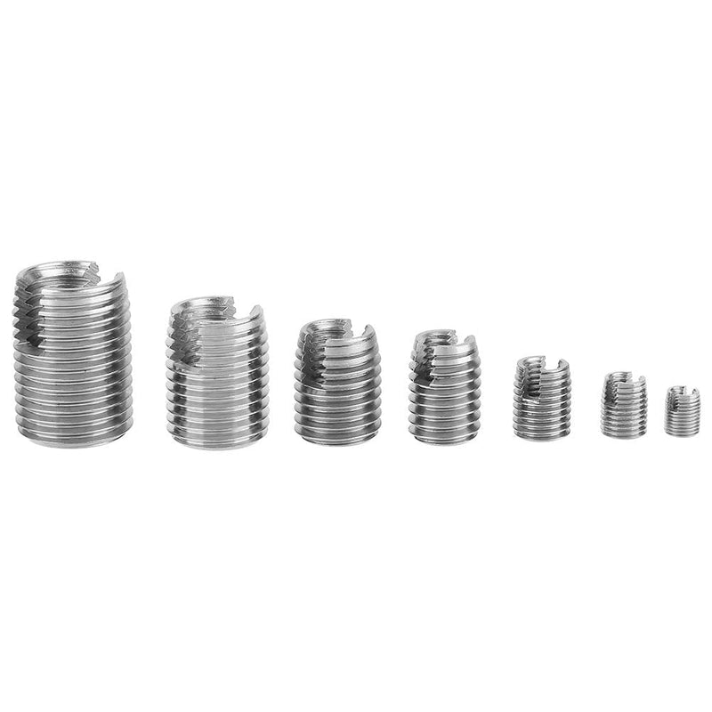 50Pcs Stainless Steel Inner Thread Self Tapping Thread Inserts Set, Thread Reinforce Repair Tool with Storage Case, M3/M4/M5/M6/M8/M10/ - NewNest Australia