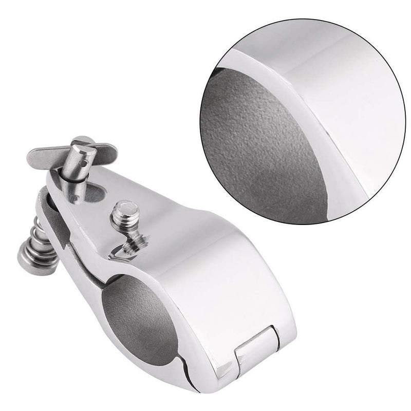 Aramox Boat Jaw Slide, 7/8" 316 Stainless Steel Marine Boat Jaw Slide Hinged Bimini Top Hardware Fitting
