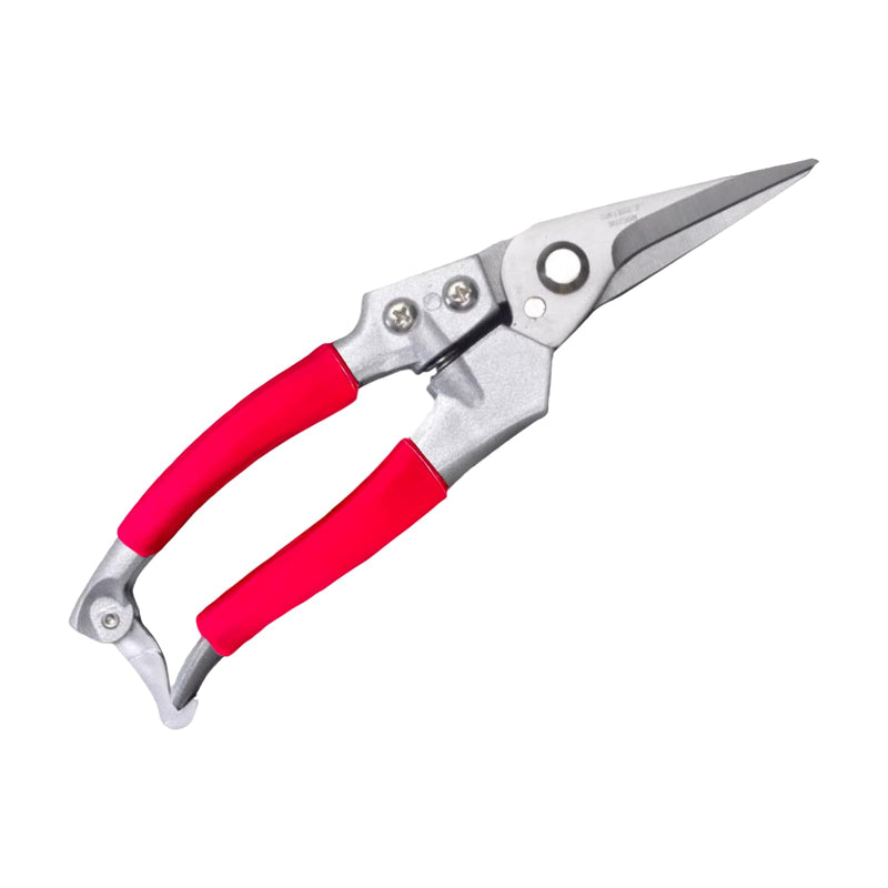 Goat Hoof Trimmers and Farrier Shears – Versatile Hoof, Wire, and Pipe Cutting Tool for Livestock – (Silver-Red 1pack)
