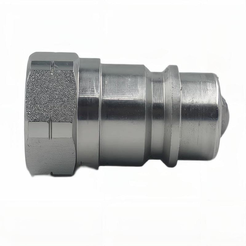 2-PCS 1/2" Ag Ball Valve Hydraulic Quick Connect Male Coupler Nipple Tractor Coupling 1/2" NPT NS12 NPT M/F 2PCS-1/2 NPT Male( Ball)