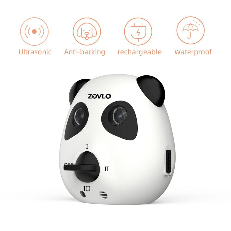 Anti Barking Device for Dogs, Ultrasonic Dog Bark Deterrent Devices, Cute Panda Style Dog Barking Deterrent Devices,3 Modes Bark Box, Dog Barking Stopper Long Range for Indoor & Outdoor Use