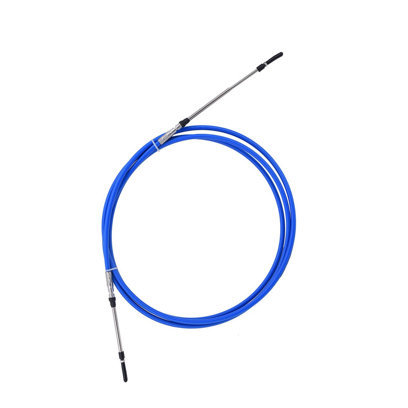 Boat Throttle Control Cable 12 Feet Outboard Rotary Steering Cable for Most Single Station Boats