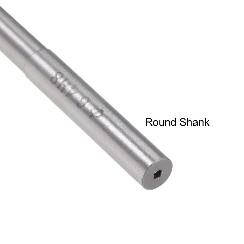 uxcell 6.4mm Chucking Reamer, HSS Cobalt M35 Lathe Machine Reamer D4 6 Straight Flutes, Round Shank Milling Cutting Tool, for Stainless Steel Alloy Copper Metal