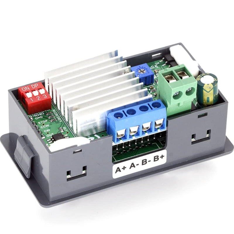 DC 5-30V 4A 42 57 Stepper Motor Driver Controller Integrated Board Forward/Reverse Pulse Speed Angle Control Module PLC Serial Communication for NEMA 17 23 Motor