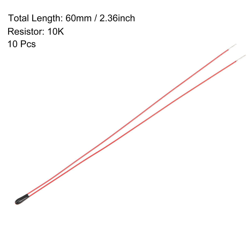 uxcell 10pcs 10K 3590B 1% NTC Thermistors Resistors Temperature Sensor