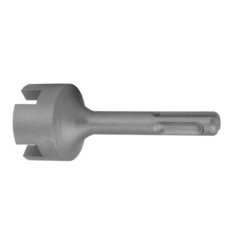 Ground Rod Driver Bits Socket Steel Easy Install Sturdy Light Weight Drill Tools for SDS Plus Hammer Drill (Cross)