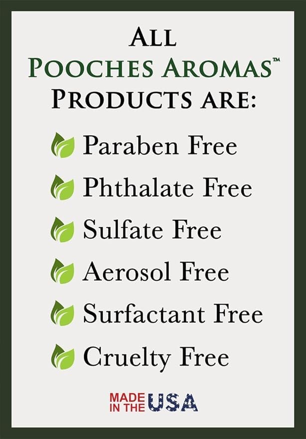 Pooches Aromas Natural Dog Cologne | Premium Grooming Spray | Long Lasting Spray | Deodorizing & Refreshing For Dogs, Adult Canines and Puppies | Aromas Scent to Refresh the Skin(Pack of 6) 2 Fl Oz (Pack of 6) - PawsPlanet Australia