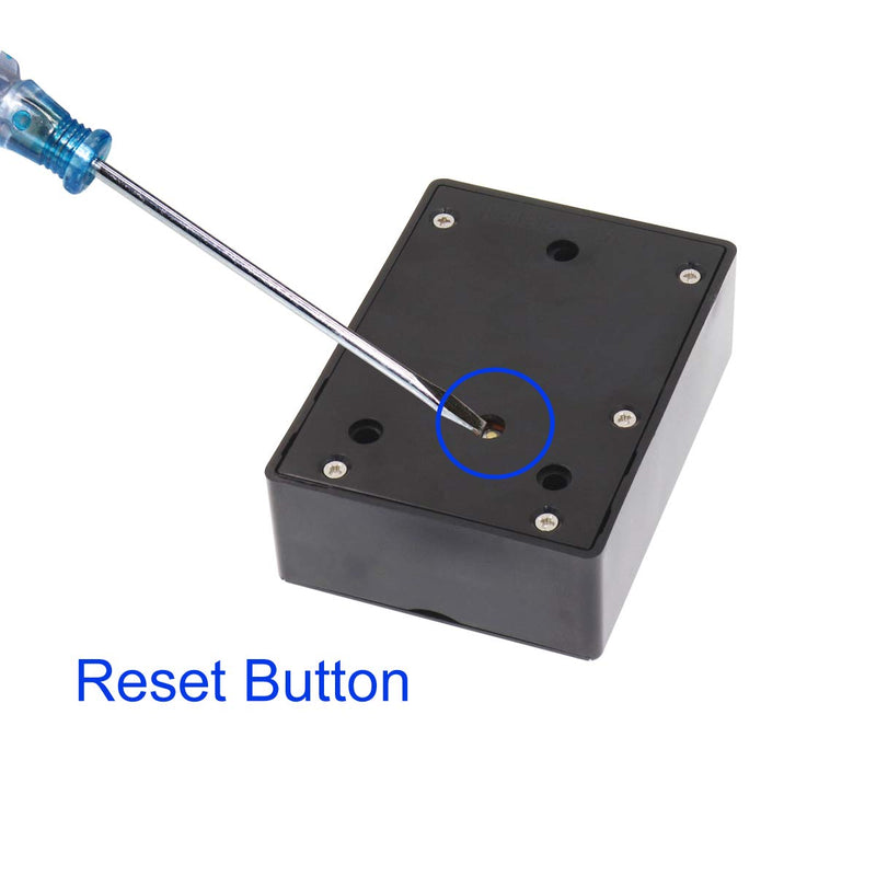 ETEKJOY RFID Electronic Cabinet Lock Hidden DIY for Wooden Cabinet Locker Drawer Cupboard (Black) Black