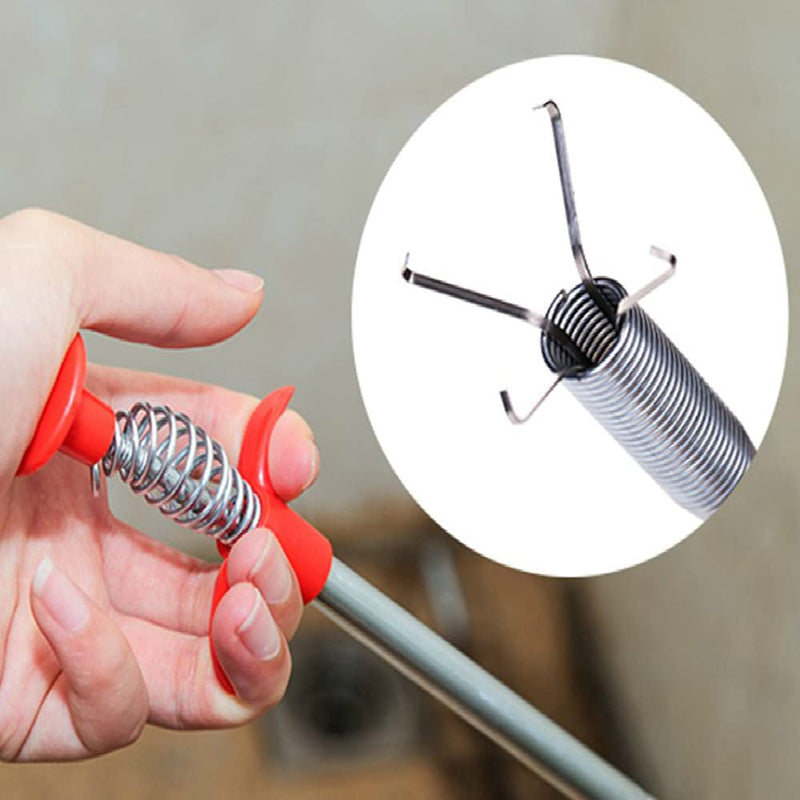 ALINNA Flexible Grabber Claw Pick Up Reacher Tool with 4 Claws Bendable Hose Pickup Reaching Assist Tool for Litter Pick, Home Sink, Drains, Toilet(24 Inches) 1 Pack