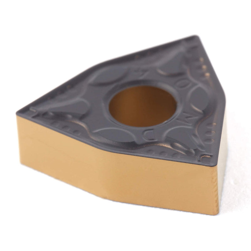 WNMG431 / WNMG080404-PM of CNC Carbide Inserts for Steel Turning Cutting Tools, The Chip Breaker"PM" fit for Semi-Finishing Metal Cutting, 10 PCS.
