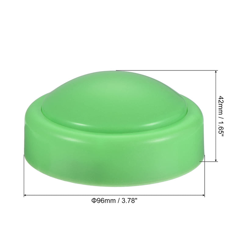 MECCANIXITY Touch Tap Light LED Push Night Light AAA Battery Powered 3.8inch for Closet Cabinet Stair Camping Green Pack of 4