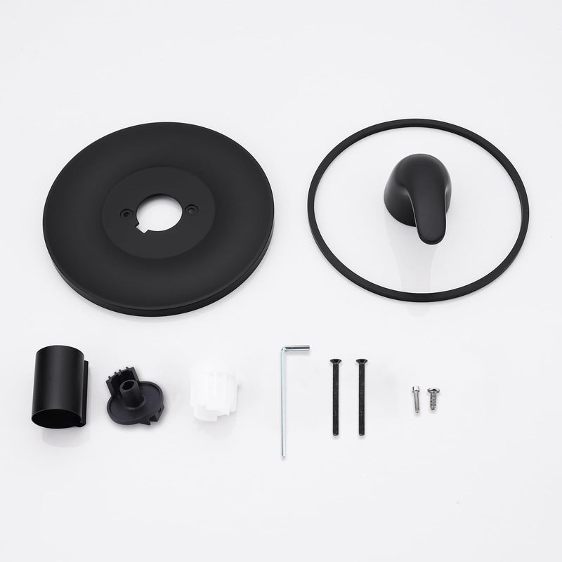 Replacement for Moen Posi-Temp Valve Trim Kit, Shower Valve Trim for Single-Handle Shower Valves, Compatible with Moen Posi-Temp Series, Matte Black Shower Trim Kit