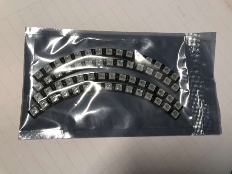 60 Bits RGB LED Rings 60 X WS2812B 5050 Rings Lamp Light with Integrated Drivers for Arduino RPI SK6812